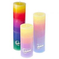 Bougie Arc-en-ciel 7 Chakras de 28cm – A 28cm 7 Chakras Rainbow Candle