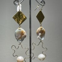 Boucle d’oreille / Earring « Pearl your day » – modèle 4