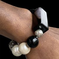 Bracelet agate noire – Comme un serment